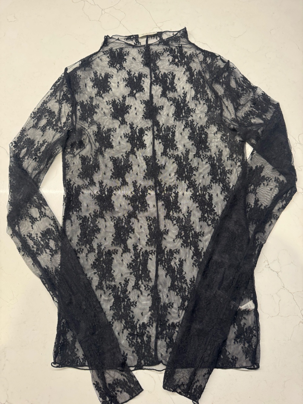 Free People lace long sleeve top